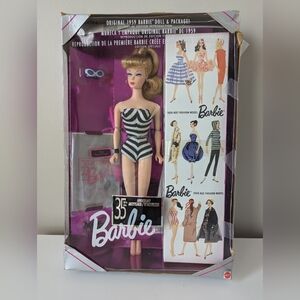 Original 1959 Barbie Doll & Package Special Edition Reproduction